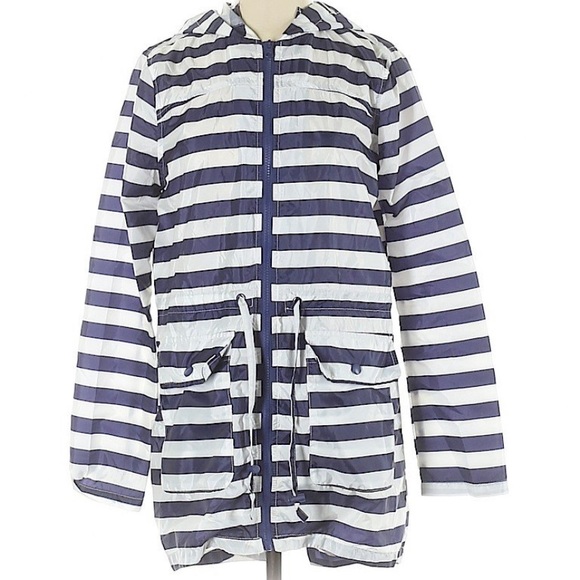 ASOS/ Stripe Windbreaker - Picture 1 of 6